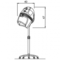 Парикмахерский сушуар &quot;Axial Alu&quot;